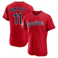 Ldoa C.Guardians #11 Jose Ramirez Player Red Limited Elite Home Stitched Jerseys