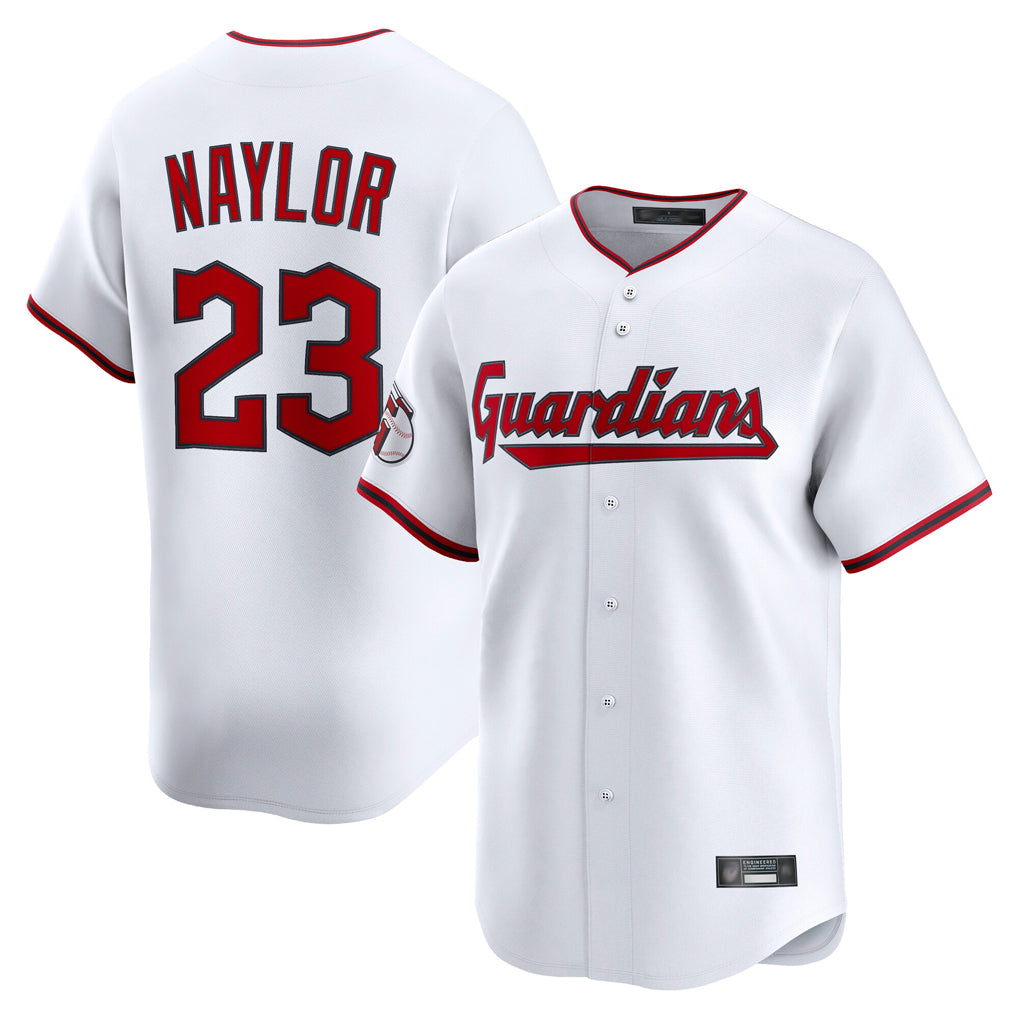 Ldoa C.Guardians #23 Bo Naylor Player White Limited Home Game Stitched Jerseys