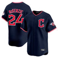 Ldoa C.Guardians #24 Triston McKenzie Player Navy Limited Home Stitched Jerseys