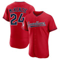 Ldoa C.Guardians #24 Triston McKenzie Player Red Limited Elite Home Stitched Jerseys