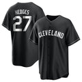 Ldoa C.Guardians #27 Austin Hedges Player Black Home Game Stitched Jerseys