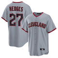 Ldoa C.Guardians #27 Austin Hedges Player Gray Home Game Stitched Jerseys