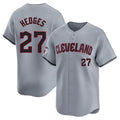 Ldoa C.Guardians #27 Austin Hedges Player Gray Road Limited Home Stitched Jerseys