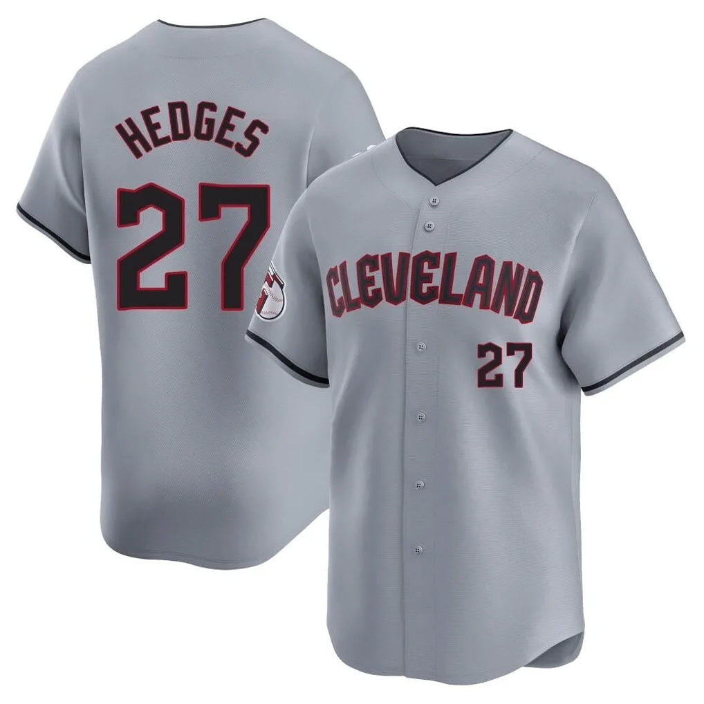 Ldoa C.Guardians #27 Austin Hedges Player Gray Road Limited Home Stitched Jerseys
