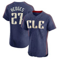 Ldoa C.Guardians #27 Austin Hedges Player Navy City Connect Limited Elite Home Stitched Jerseys