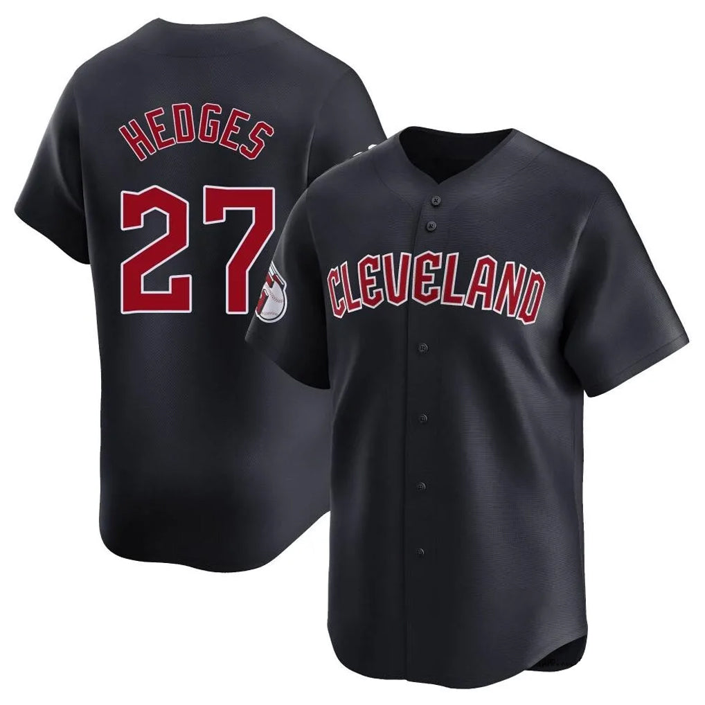 Ldoa C.Guardians #27 Austin Hedges Player Navy Limited Home Game Stitched Jerseys