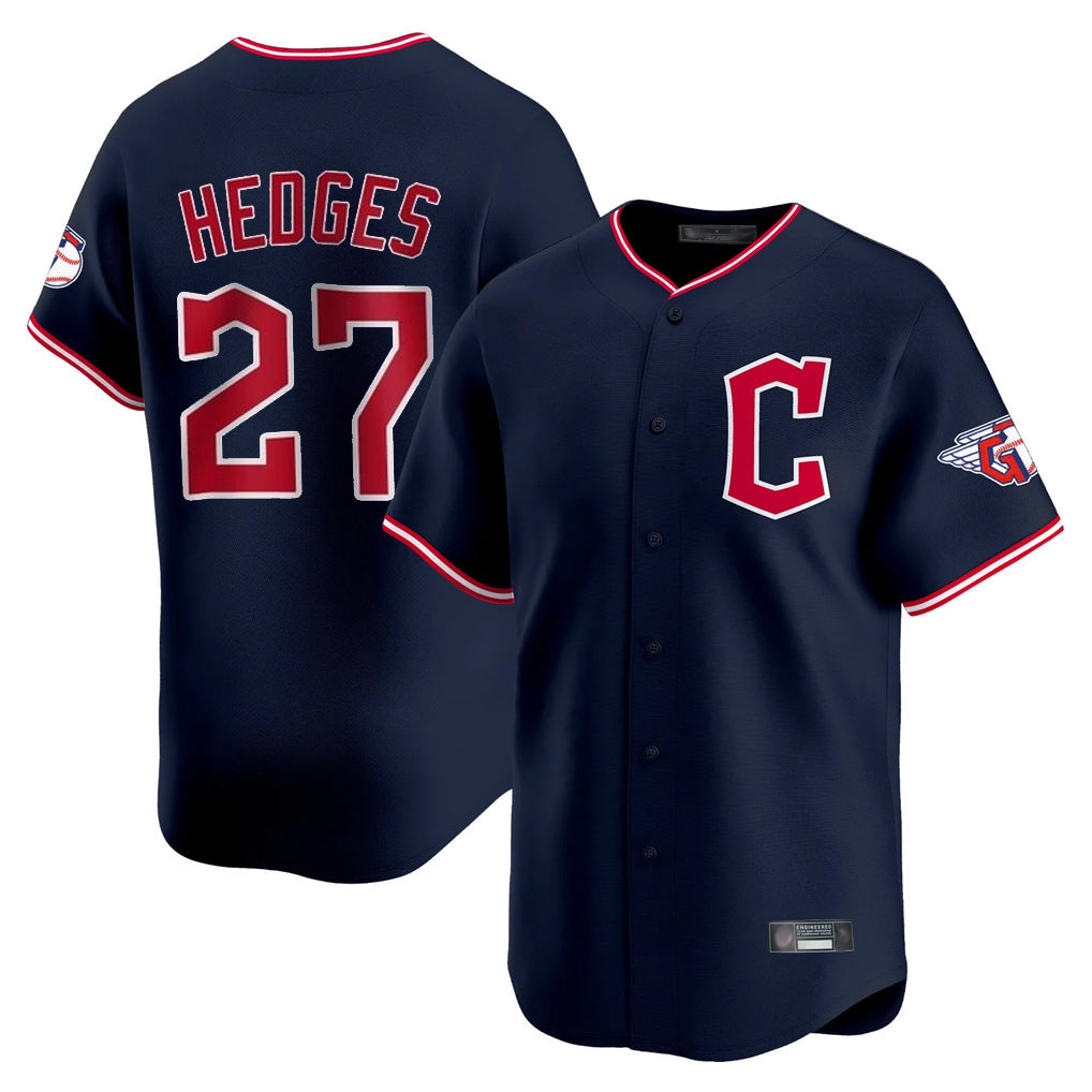 Ldoa C.Guardians #27 Austin Hedges Player Navy Limited Home Stitched Jerseys
