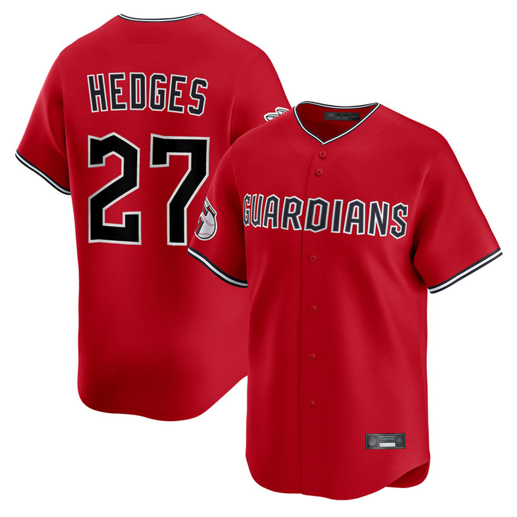 Ldoa C.Guardians #27 Austin Hedges Player Red Limited Home Stitched Jerseys