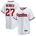 Ldoa C.Guardians #27 Austin Hedges Player White Game Home Stitched Jerseys