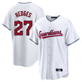 Ldoa C.Guardians #27 Austin Hedges Player White Home Game Stitched Jerseys