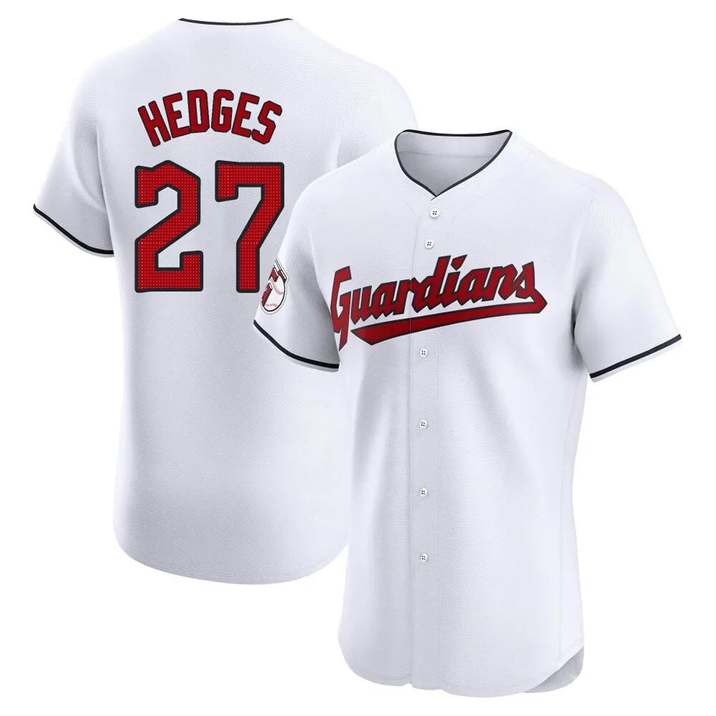 Ldoa C.Guardians #27 Austin Hedges Player White Limited Elite Home Stitched Jerseys