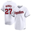 Ldoa C.Guardians #27 Austin Hedges Player White Limited Home Stitched Jerseys