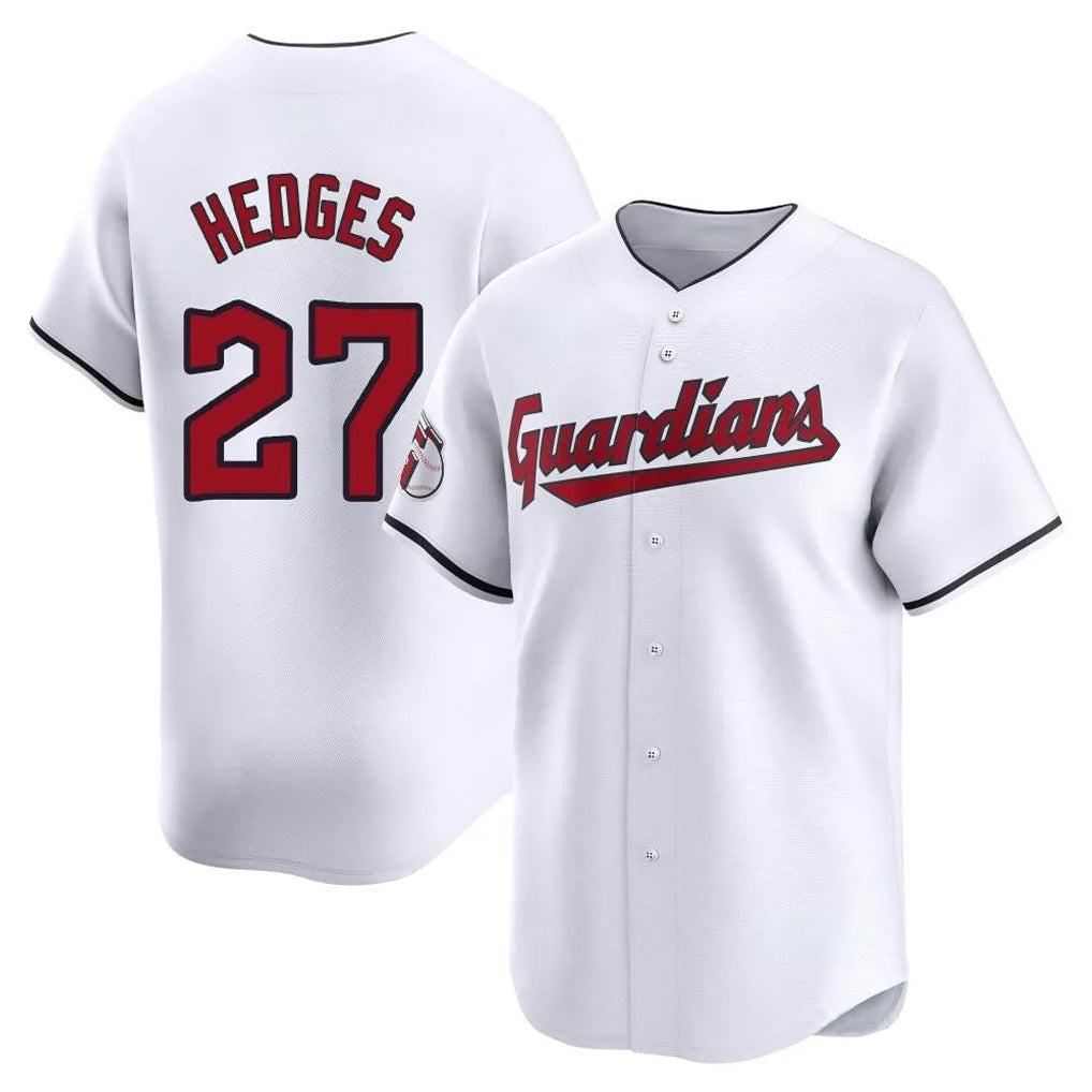 Ldoa C.Guardians #27 Austin Hedges Player White Limited Home Stitched Jerseys