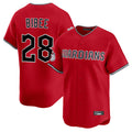 Ldoa C.Guardians #28 Tanner Bibee Player Red Limited Home Stitched Jerseys