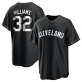 Ldoa C.Guardians #32 Gavin Williams Player Black Home Game Stitched Jerseys