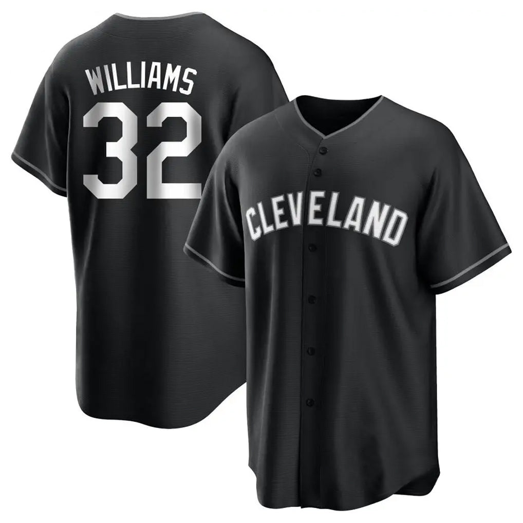 Ldoa C.Guardians #32 Gavin Williams Player Black Home Game Stitched Jerseys