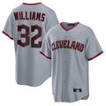 Ldoa C.Guardians #32 Gavin Williams Player Gray Home Game Stitched Jerseys