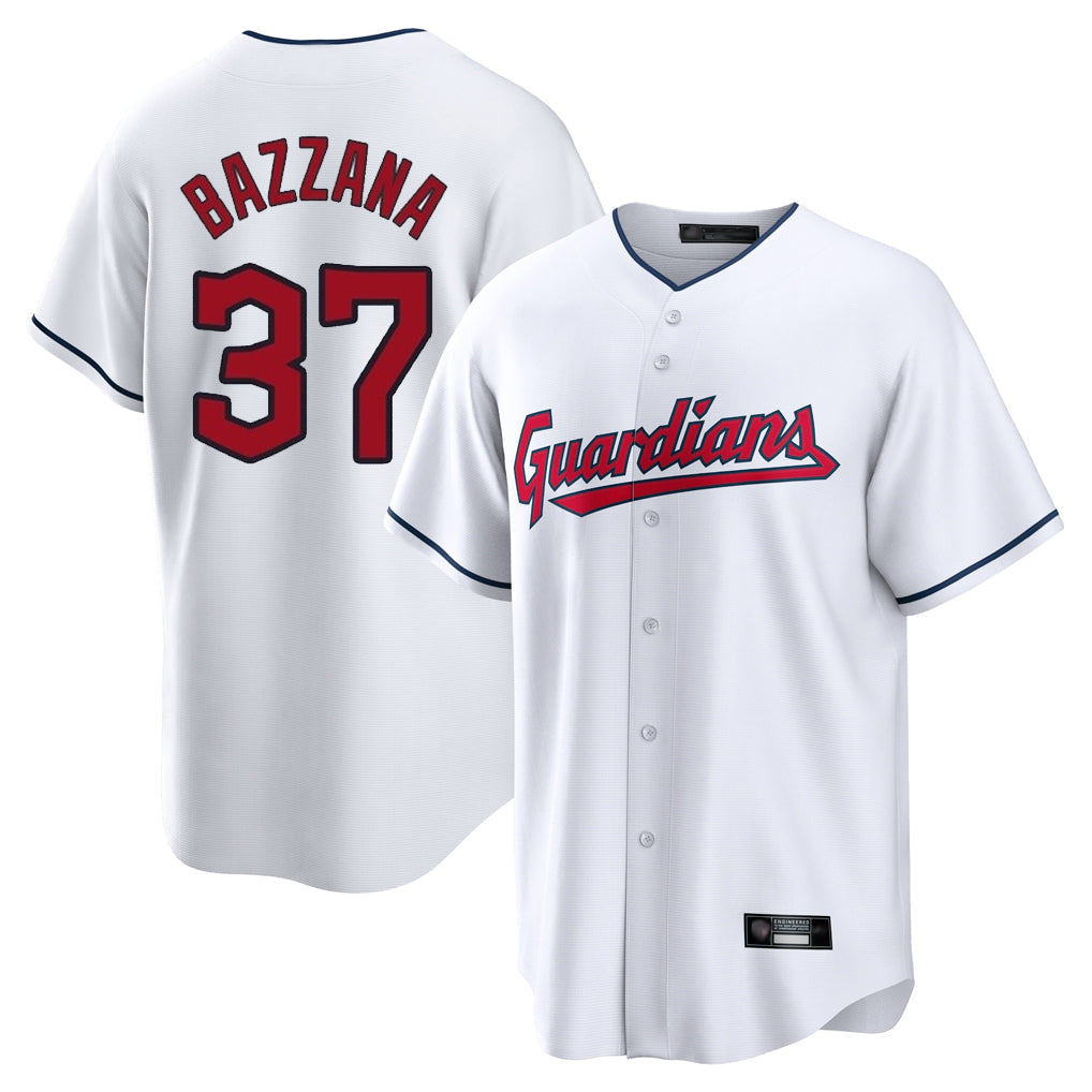Ldoa C.Guardians #37 Travis Bazzana Player White Home Game Stitched Jerseys