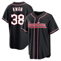 Ldoa C.Guardians #38 Steven Kwan Player Black Fashion Out Home Game Stitched Jerseys