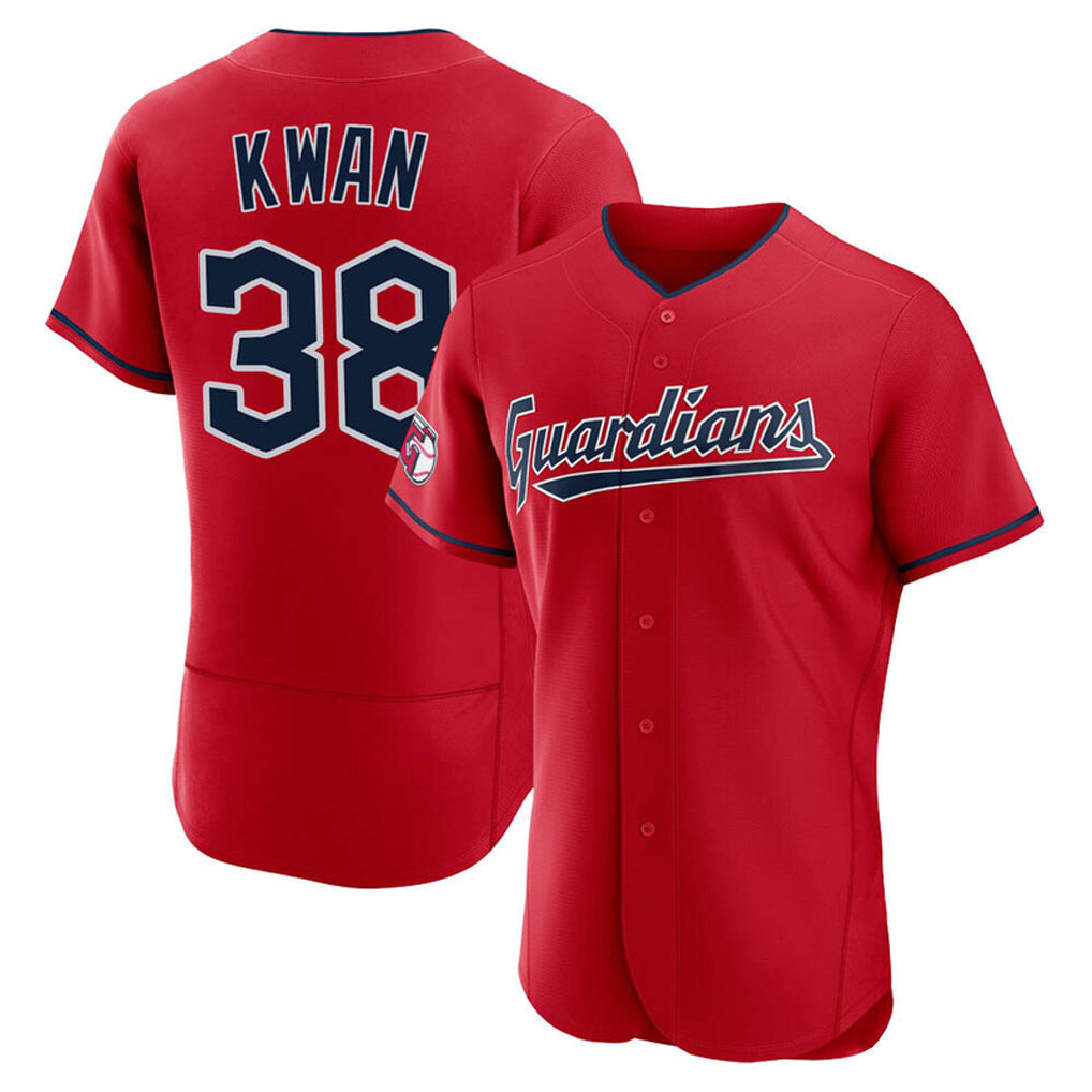 Ldoa C.Guardians #38 Steven Kwan Player Red Limited Elite Home Stitched Jerseys