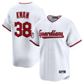 Ldoa C.Guardians #38 Steven Kwan Player White Limited Home Game Stitched Jerseys