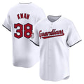 Ldoa C.Guardians #38 Steven Kwan Player White Limited Home Stitched Jerseys