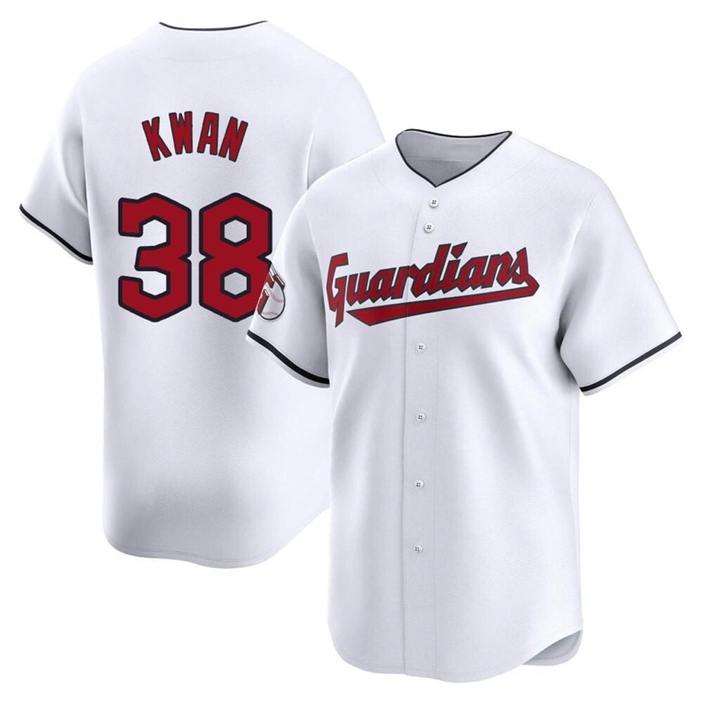 Ldoa C.Guardians #38 Steven Kwan Player White Limited Home Stitched Jerseys
