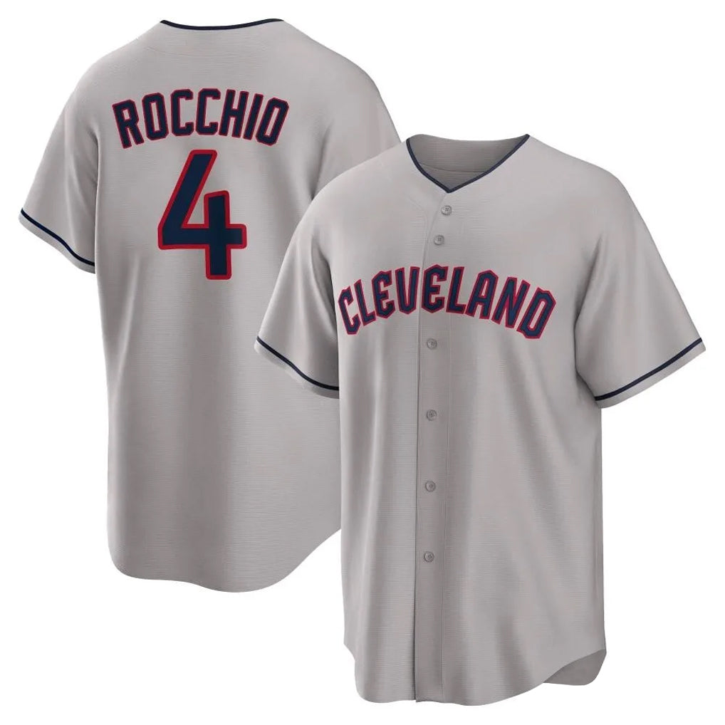 Ldoa C.Guardians #4 Brayan Rocchio Player Gray Game Home Stitched Jerseys