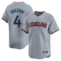 Ldoa C.Guardians #4 Brayan Rocchio Player Gray Road Limited Home Game Stitched Jerseys