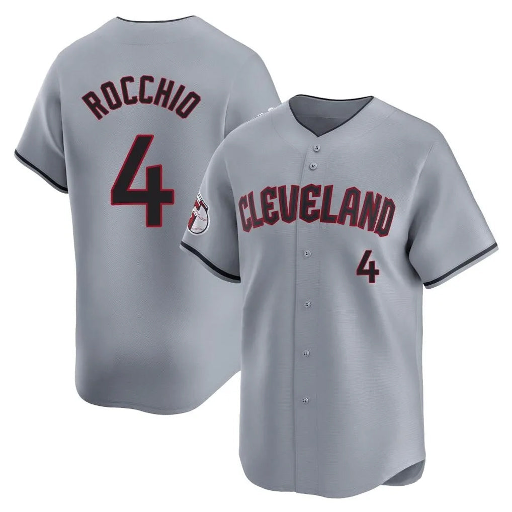 Ldoa C.Guardians #4 Brayan Rocchio Player Gray Road Limited Home Stitched Jerseys