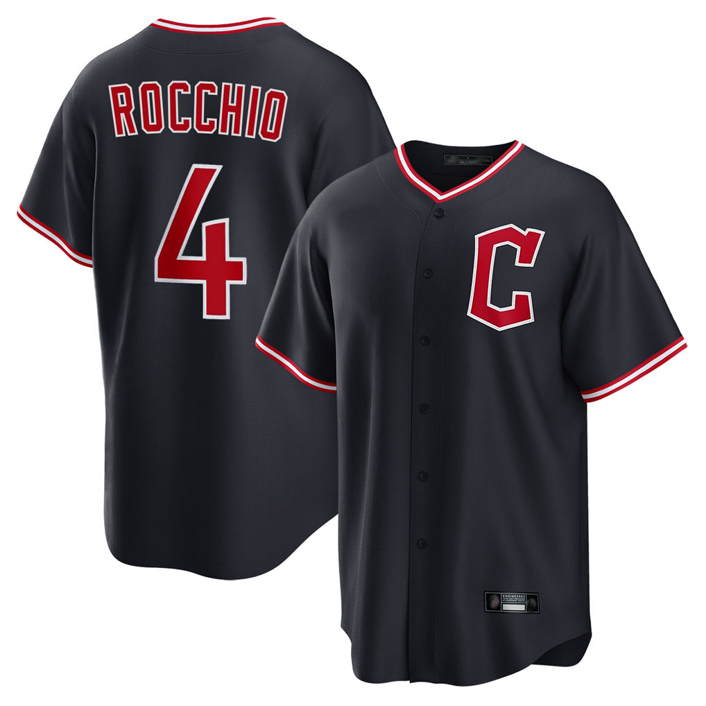 Ldoa C.Guardians #4 Brayan Rocchio Player Navy Home Game Stitched Jerseys
