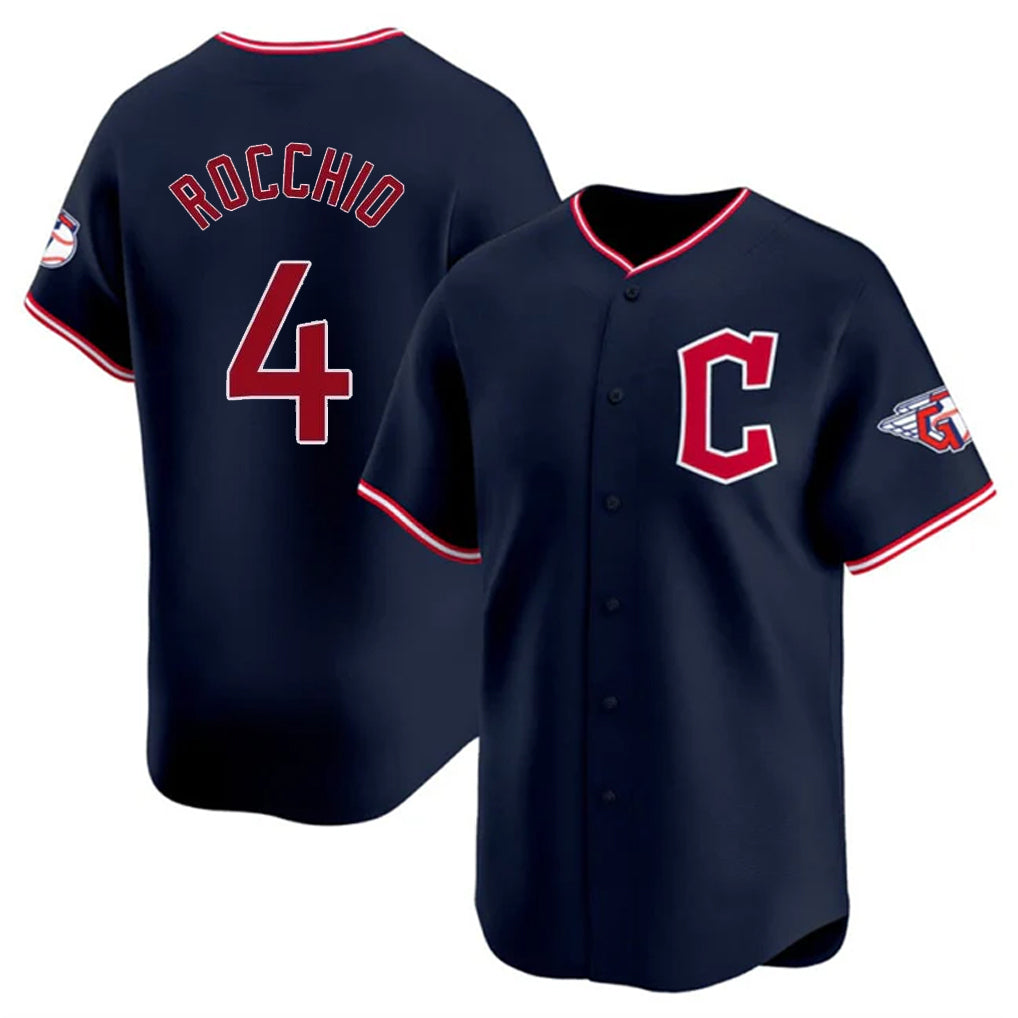 Ldoa C.Guardians #4 Brayan Rocchio Player Navy Limited Home Stitched Jerseys