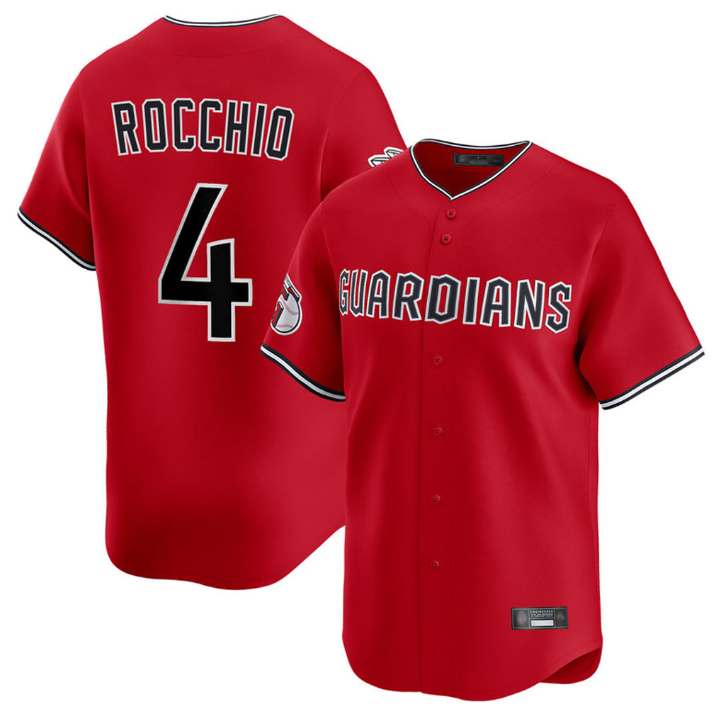 Ldoa C.Guardians #4 Brayan Rocchio Player Red Limited Home Stitched Jerseys