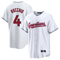 Ldoa C.Guardians #4 Brayan Rocchio Player White Home Game Stitched Jerseys