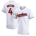 Ldoa C.Guardians #4 Brayan Rocchio Player White Limited Elite Home Stitched Jerseys