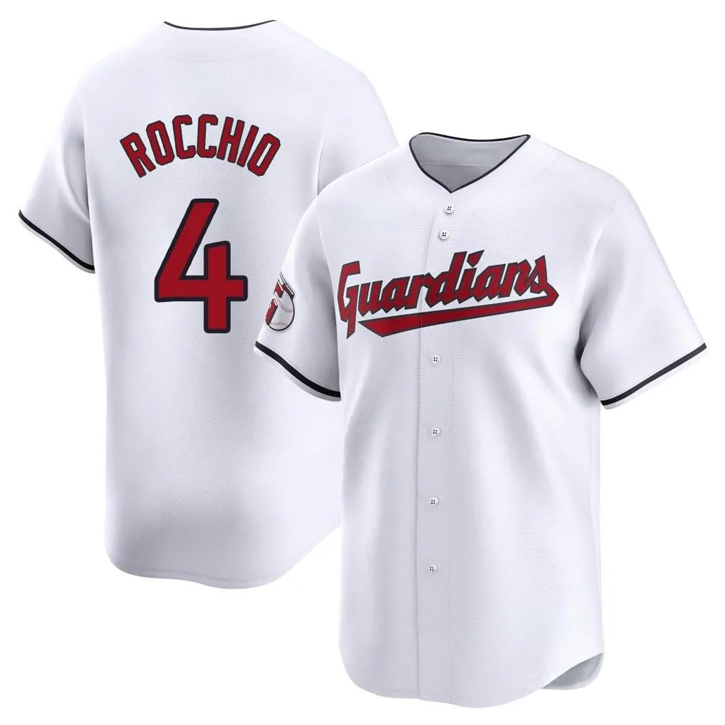 Ldoa C.Guardians #4 Brayan Rocchio Player White Limited Home Stitched Jerseys