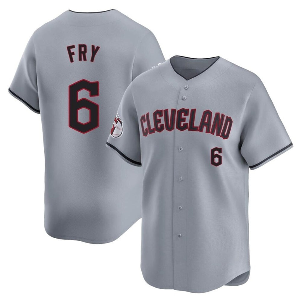 Ldoa C.Guardians #6 David Fry Player Gray Road Limited Home Stitched Jerseys