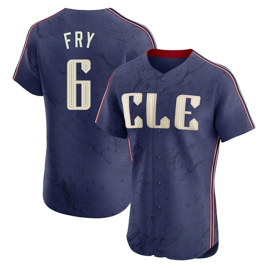 Ldoa C.Guardians #6 David Fry Player Navy City Connect Limited Elite Home Stitched Jerseys