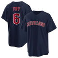 Ldoa C.Guardians #6 David Fry Player Navy Game Home Stitched Jerseys