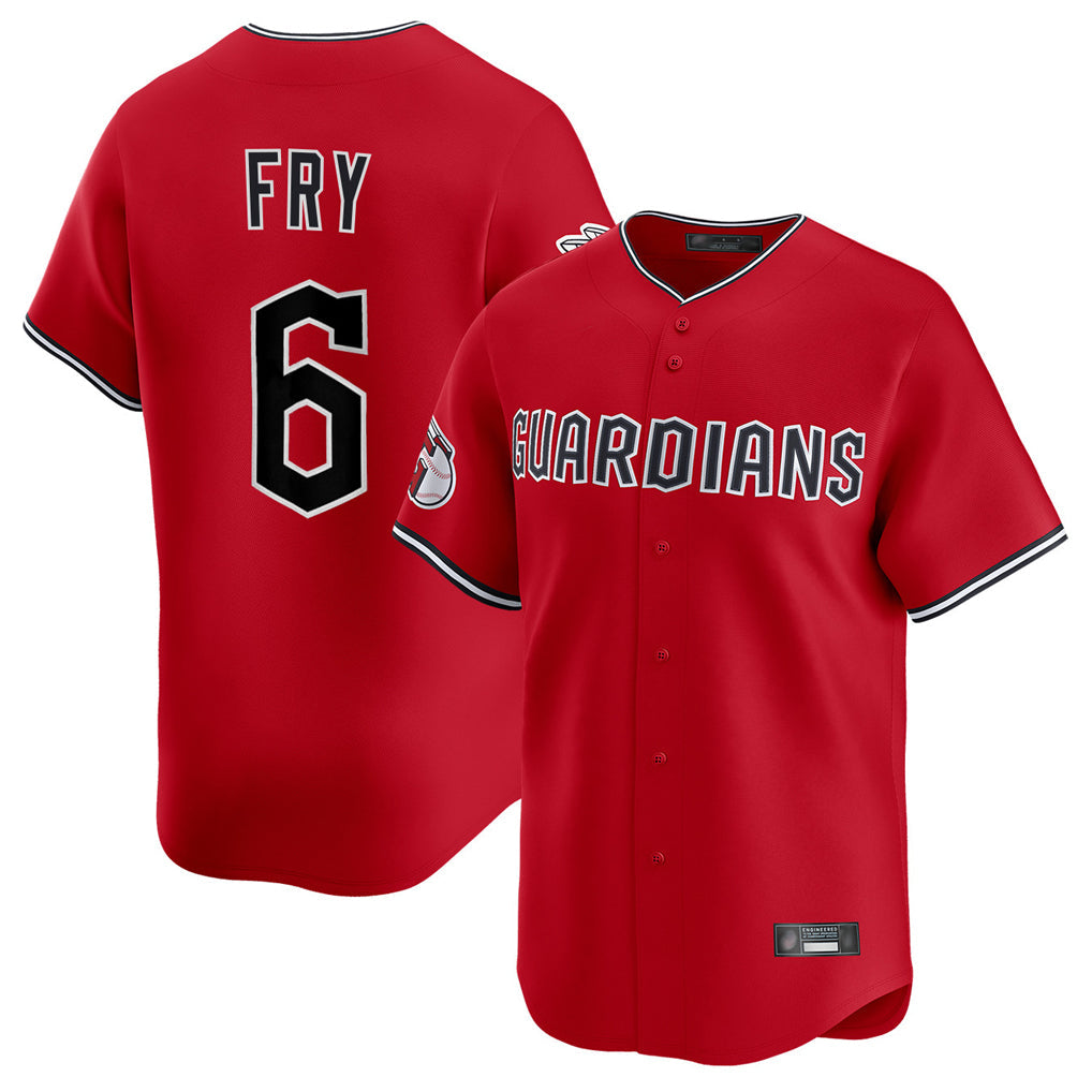 Ldoa C.Guardians #6 David Fry Player Red Limited Home Stitched Jerseys