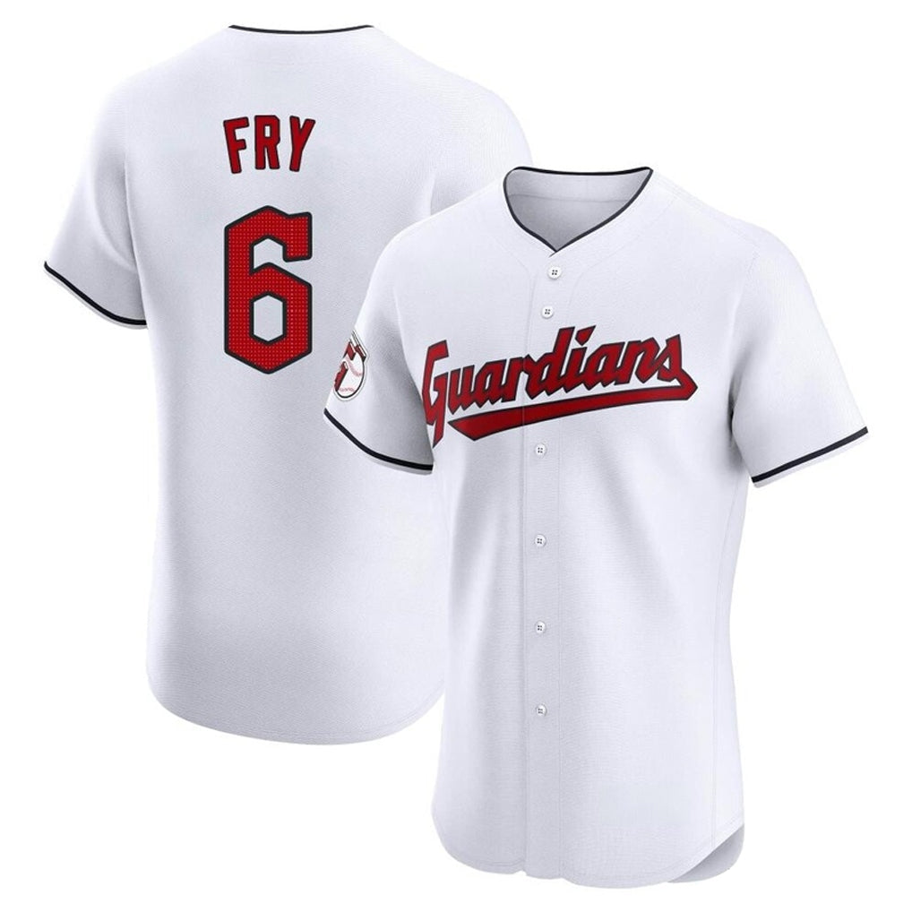 Ldoa C.Guardians #6 David Fry Player White Limited Elite Home Stitched Jerseys