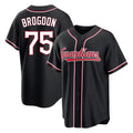 Ldoa C.Guardians #75 Connor Brogdon Player Black Fashion Out Home Game Stitched Jerseys
