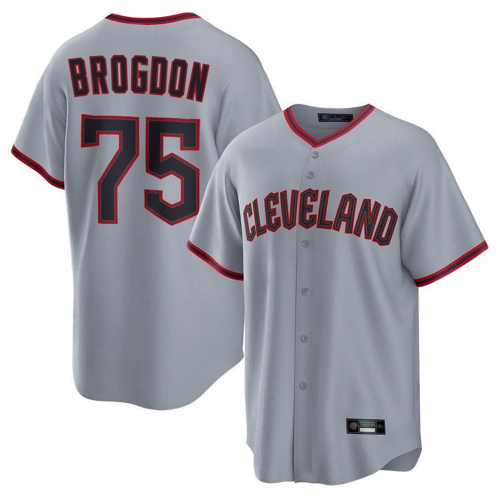 Ldoa C.Guardians #75 Connor Brogdon Player Gray Home Game Stitched Jerseys