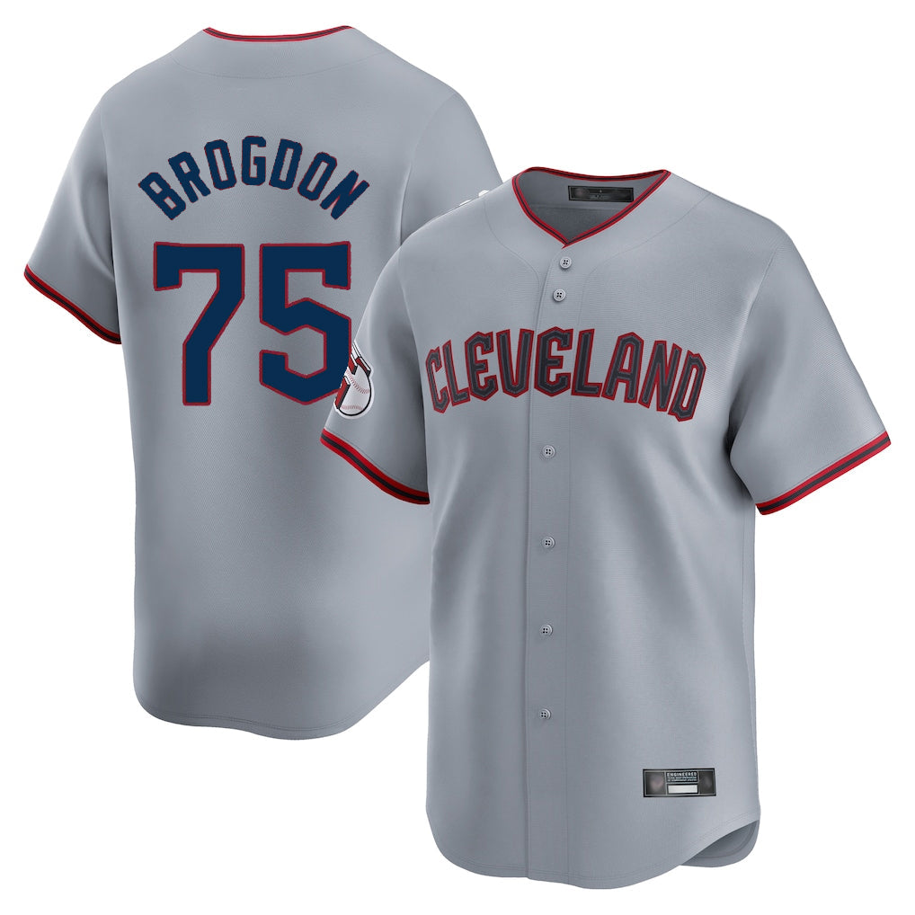 Ldoa C.Guardians #75 Connor Brogdon Player Gray Road Limited Home Game Stitched Jerseys