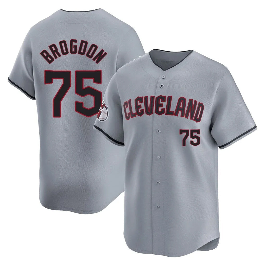 Ldoa C.Guardians #75 Connor Brogdon Player Gray Road Limited Home Stitched Jerseys