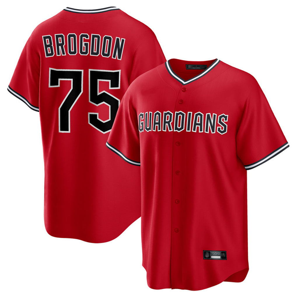 Ldoa C.Guardians #75 Connor Brogdon Player Red Home Game Stitched Jerseys