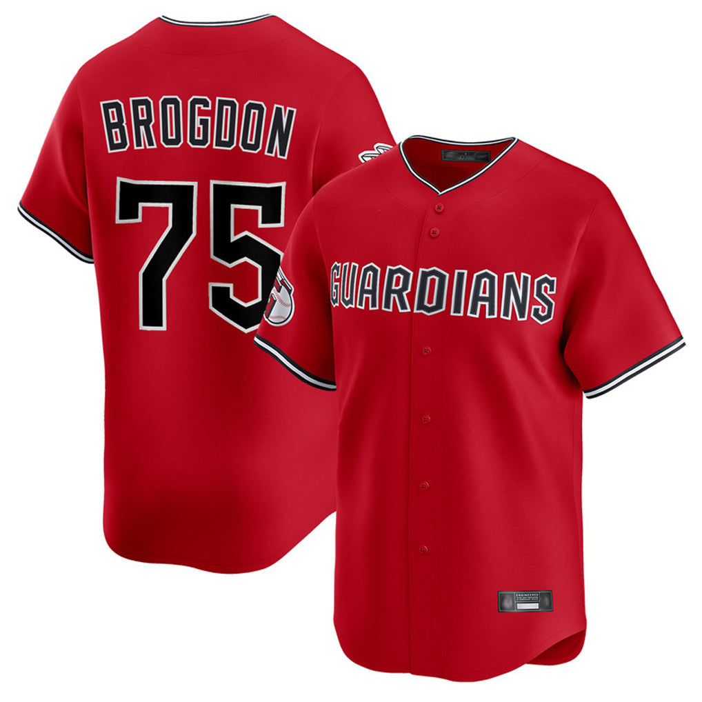 Ldoa C.Guardians #75 Connor Brogdon Player Red Limited Home Stitched Jerseys
