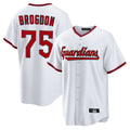 Ldoa C.Guardians #75 Connor Brogdon Player White Game Home Stitched Jerseys