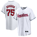 Ldoa C.Guardians #75 Connor Brogdon Player White Home Game Stitched Jerseys