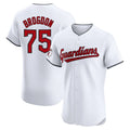 Ldoa C.Guardians #75 Connor Brogdon Player White Limited Elite Home Stitched Jerseys